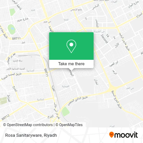 Rosa Sanitaryware map