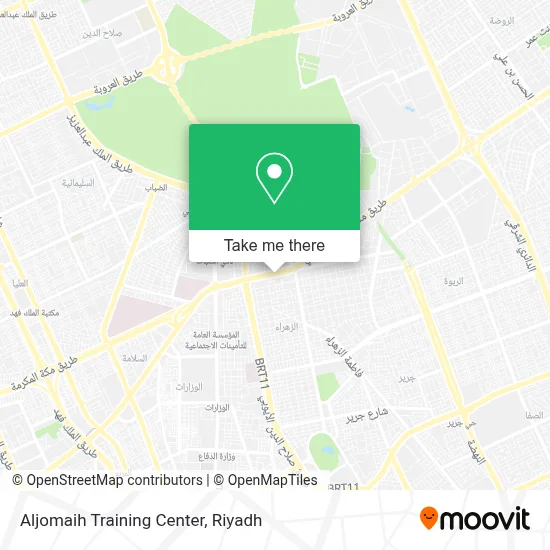 Aljomaih Training Center map