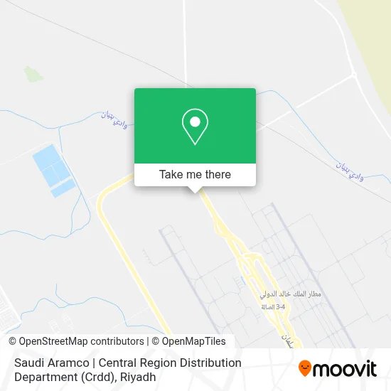 Saudi Aramco | Central Region Distribution Department (Crdd) map