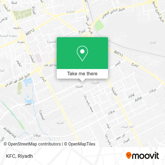KFC map