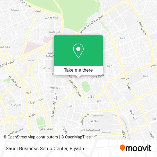 Saudi Business Setup Center map