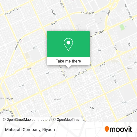Maharah Company map