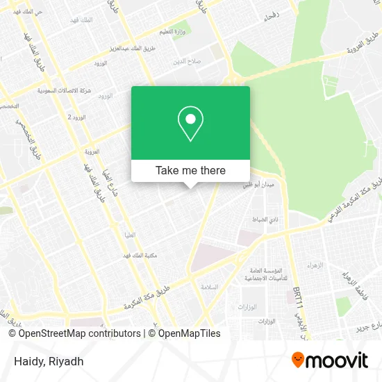 Haidy map