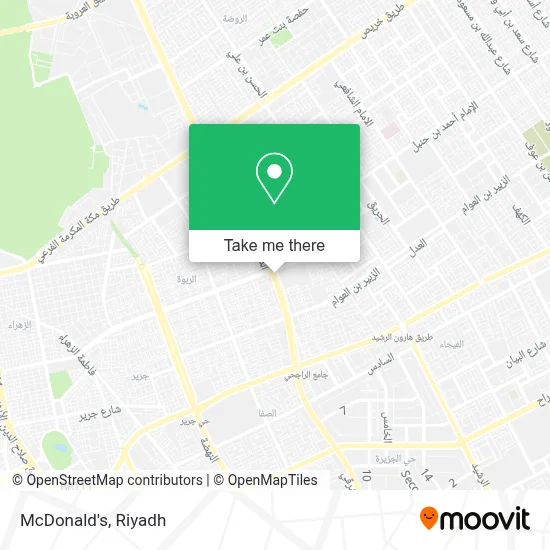 McDonald's map