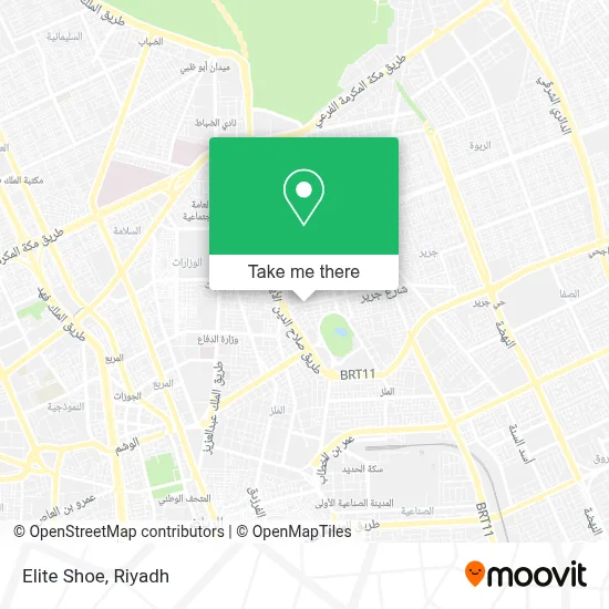 Elite Shoe map
