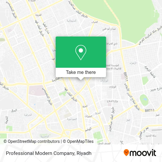 Professional Modern Company map