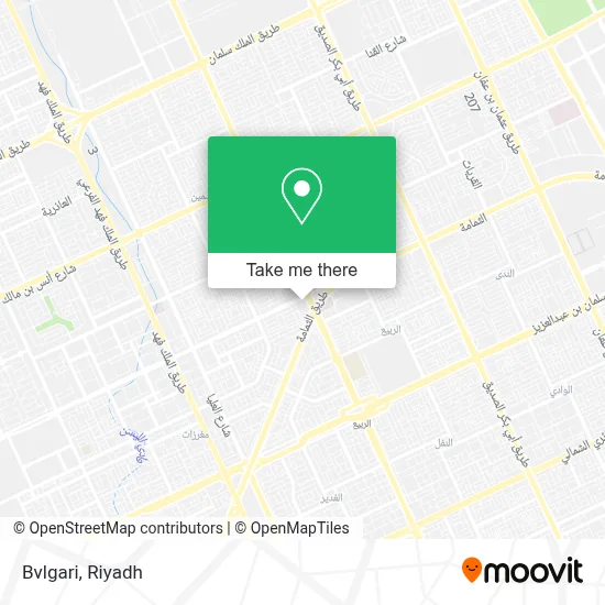Bvlgari map