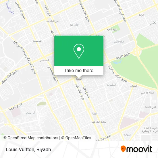 Louis Vuitton map