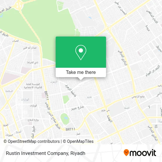 Rustin Investment Company map