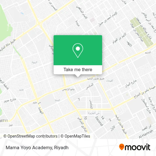 Mama Yoyo Academy map