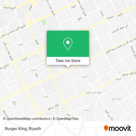 Burger King map