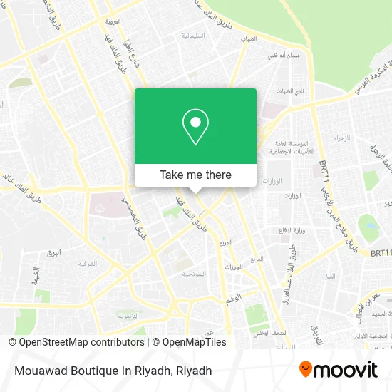 Mouawad Boutique In Riyadh map