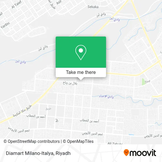 Diamart Milano-Italya map