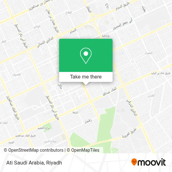 Ati Saudi Arabia map