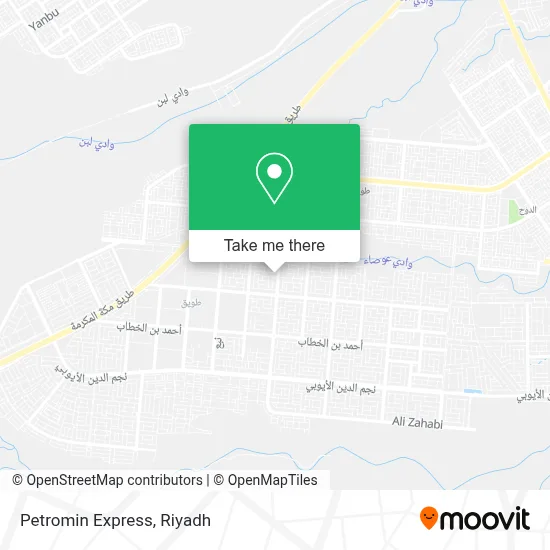 Petromin Express map