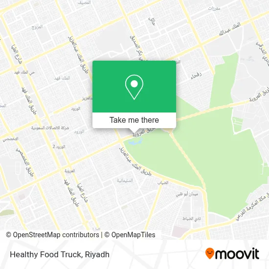 Healthy Food Truck map