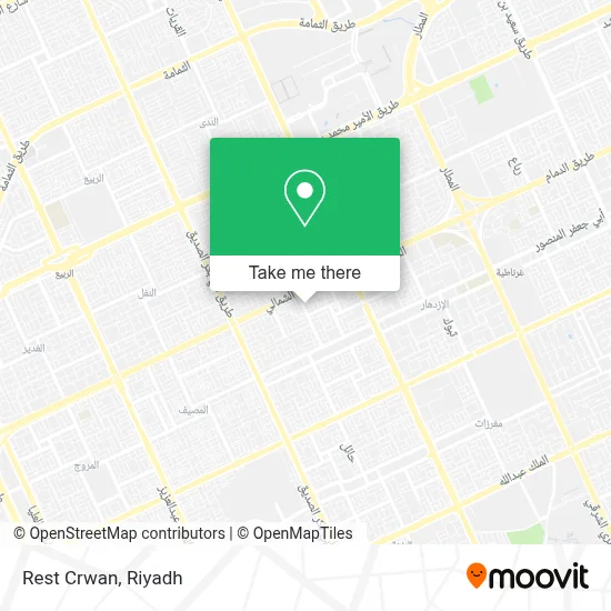 Rest Crwan map