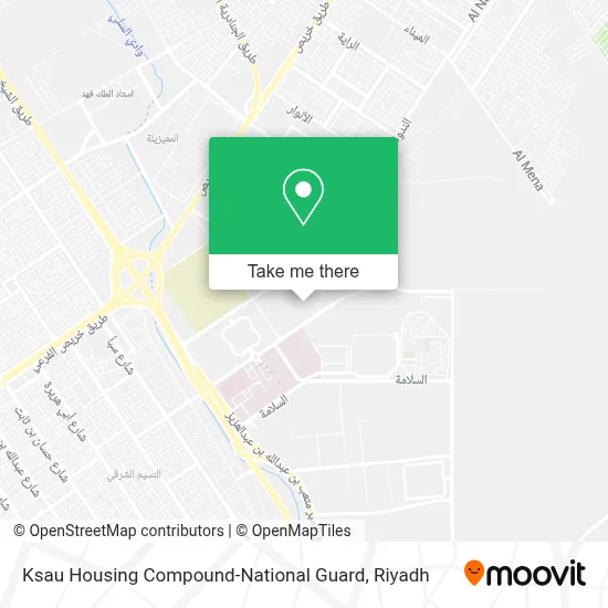 Ksau Housing Compound-National Guard map