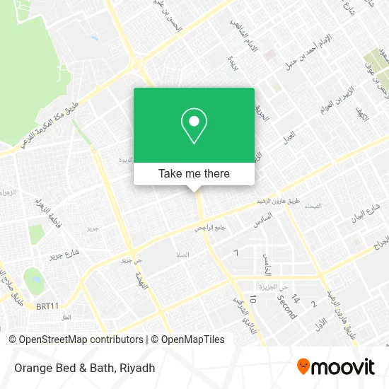 Orange Bed & Bath map