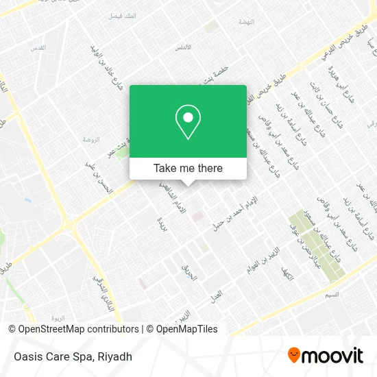 Oasis Care Spa map