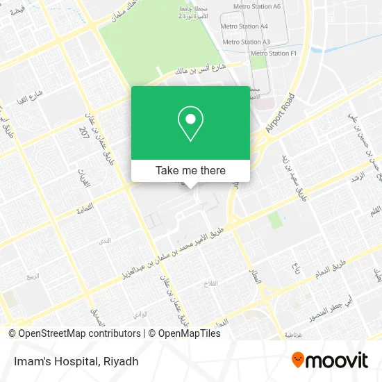 Imam's Hospital map