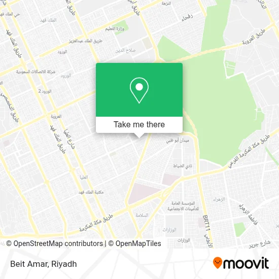Beit Amar map