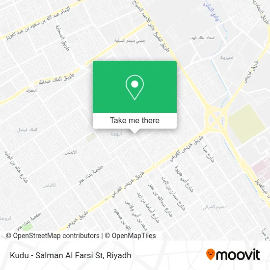 Kudu - Salman Al Farsi St map