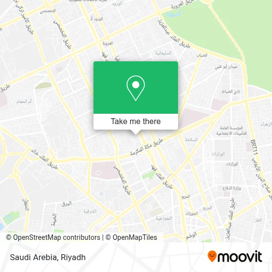 Saudi Arebia map
