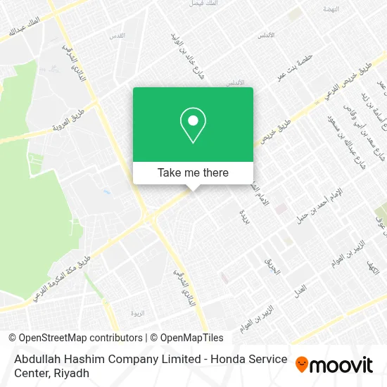 Abdullah Hashim Company Limited - Honda Service Center map