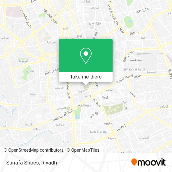 Sanafa Shoes map