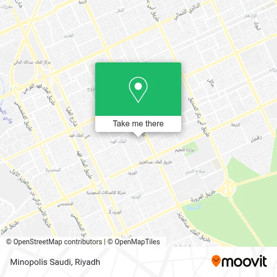 Minopolis Saudi map