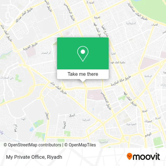 My Private Office map