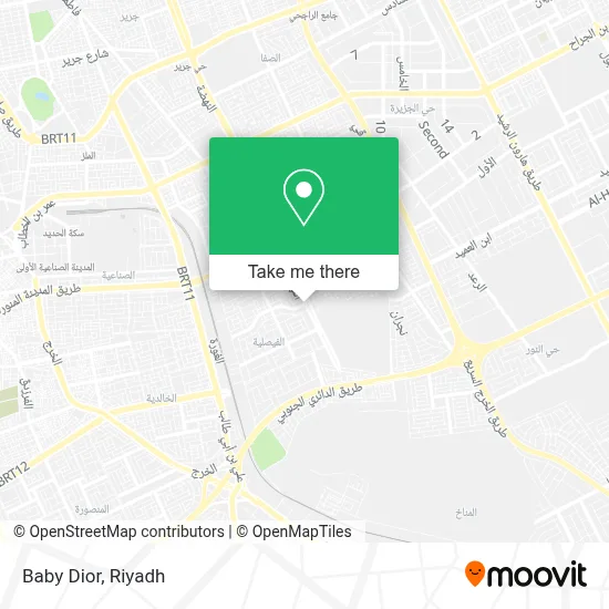 Baby Dior map
