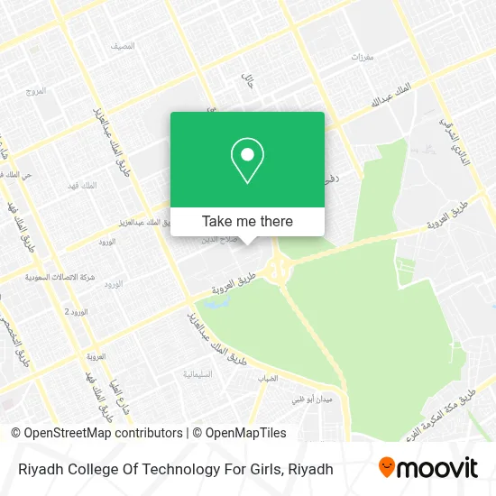 Riyadh College Of Technology For Girls map