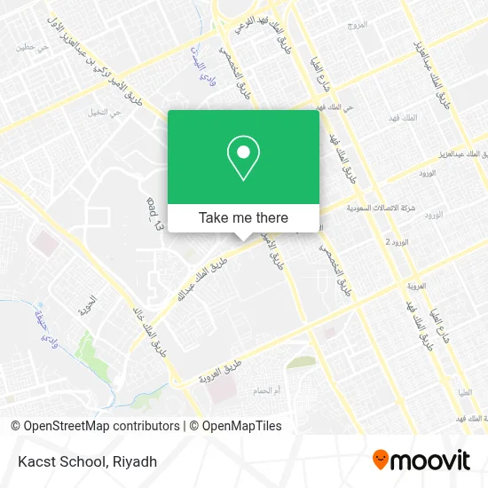 Kacst School map