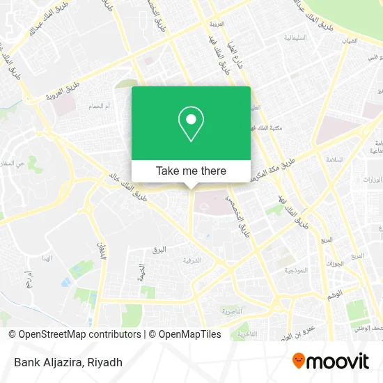 Bank Aljazira map