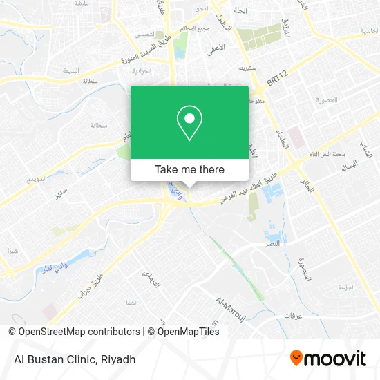 Al Bustan Clinic map