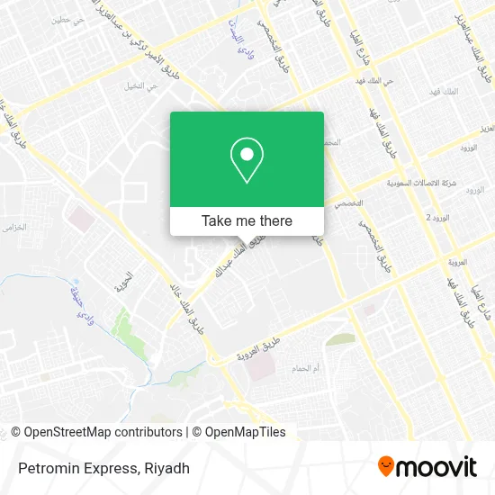 Petromin Express map