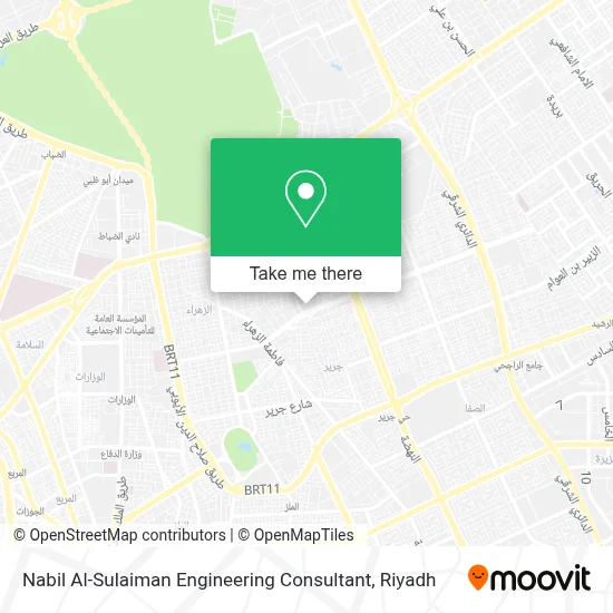 Nabil Al-Sulaiman Engineering Consultant map