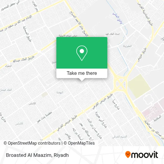 Broasted Al Maazim map