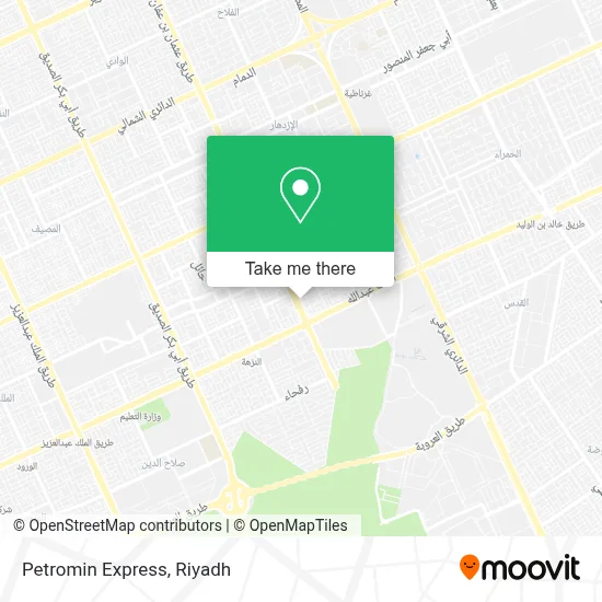 Petromin Express map