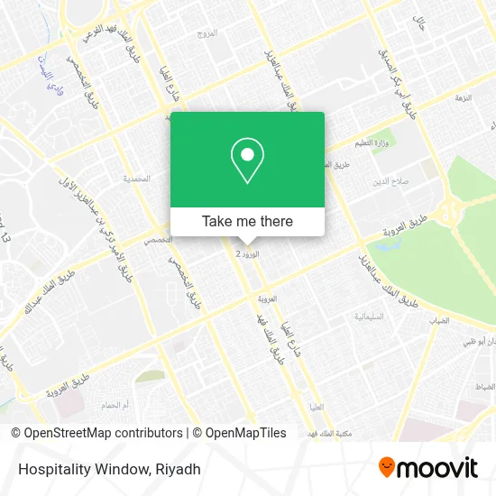 Hospitality Window map