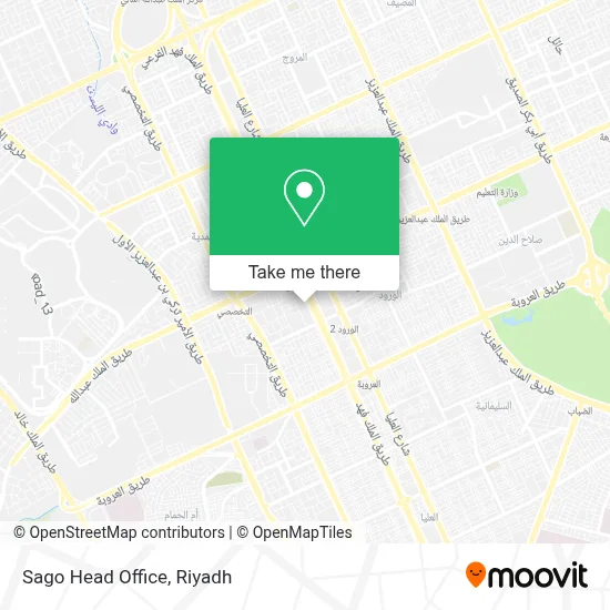 Sago Head Office map