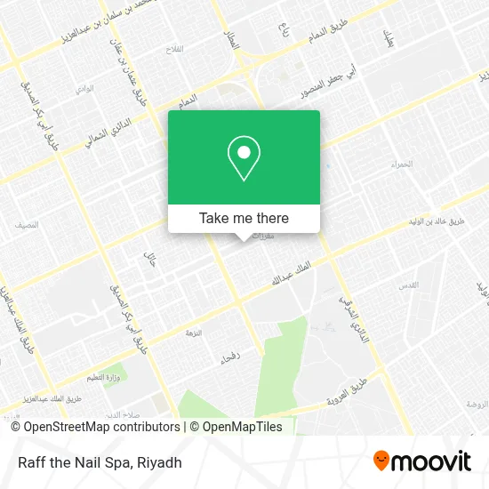 Raff the Nail Spa map