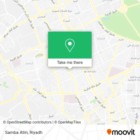 Samba Atm map
