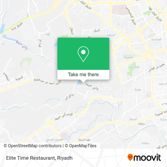 Elite Time Restaurant map