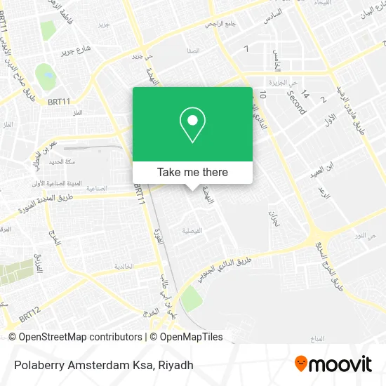 Polaberry Amsterdam Ksa map