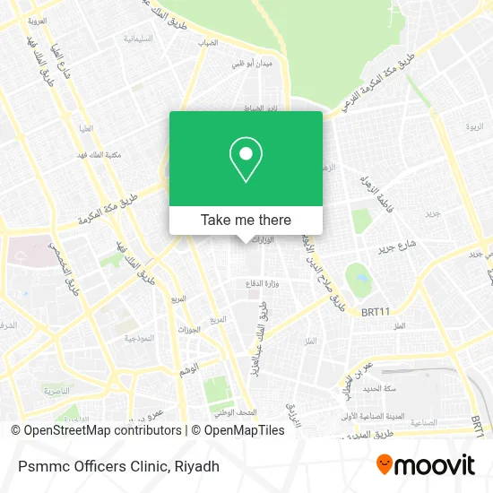 Psmmc Officers Clinic map