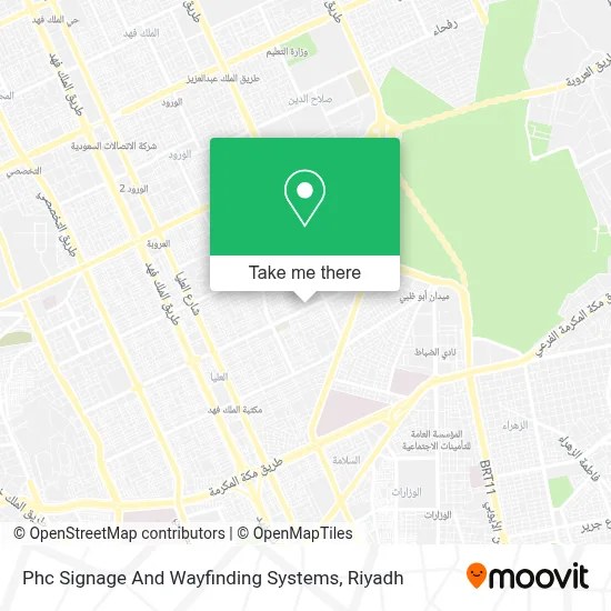 Phc Signage And Wayfinding Systems map