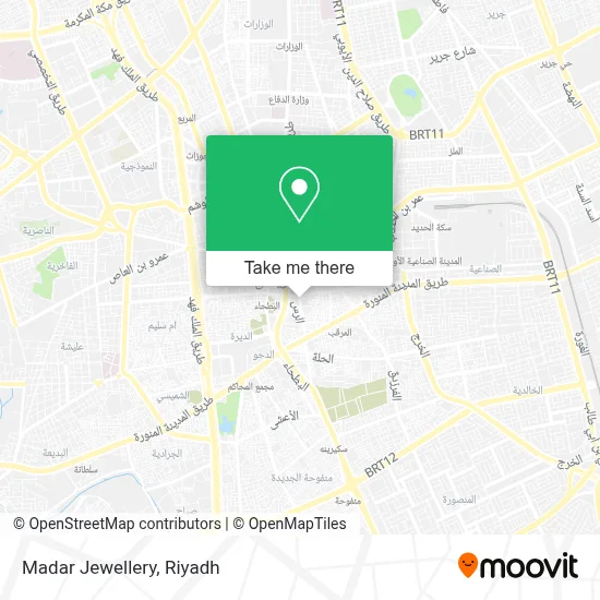 Madar Jewellery map